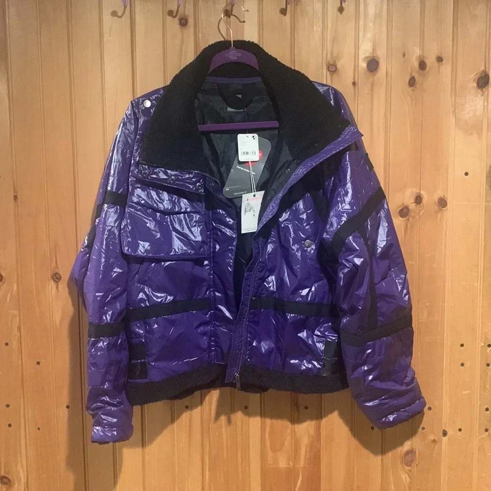 New NWT FP MOVEMENT by Free People vagabond jacket glossy insulated size small